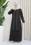 Honeycomb Dress Double Sleeve Color 1