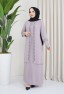 Honeycomb Dress Double Sleeve Color 4