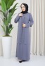 Honeycomb Dress Double Sleeve Color 8