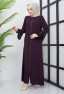 Medina Silk Patterned Abaya Color 2