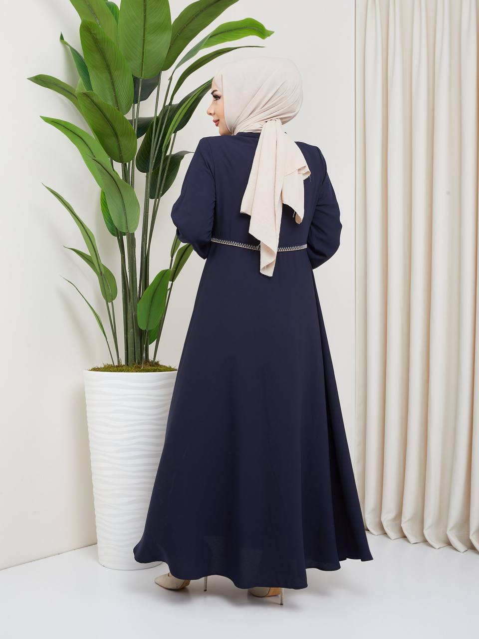 Crepe Fabric Abaya Color 3